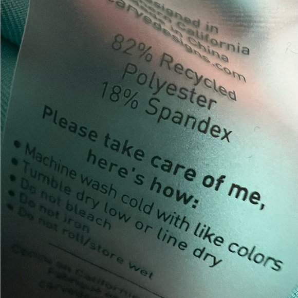 NWT Carve Designs Dawson Rashguard Top in Julep / Aqua Blue Size XL - Picture 8 of 15